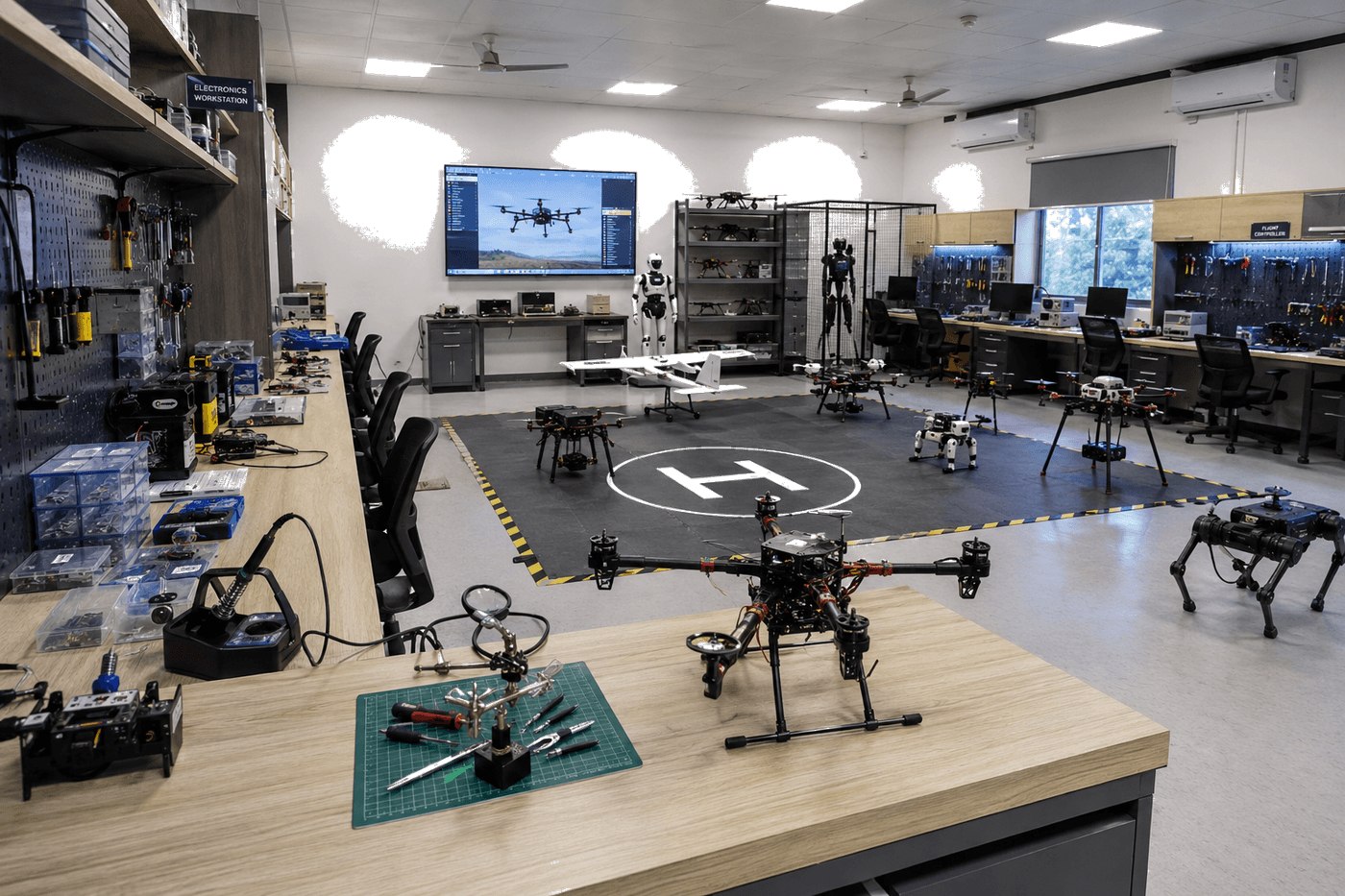 GRP Robotics & UAV Assembly Lab Facility